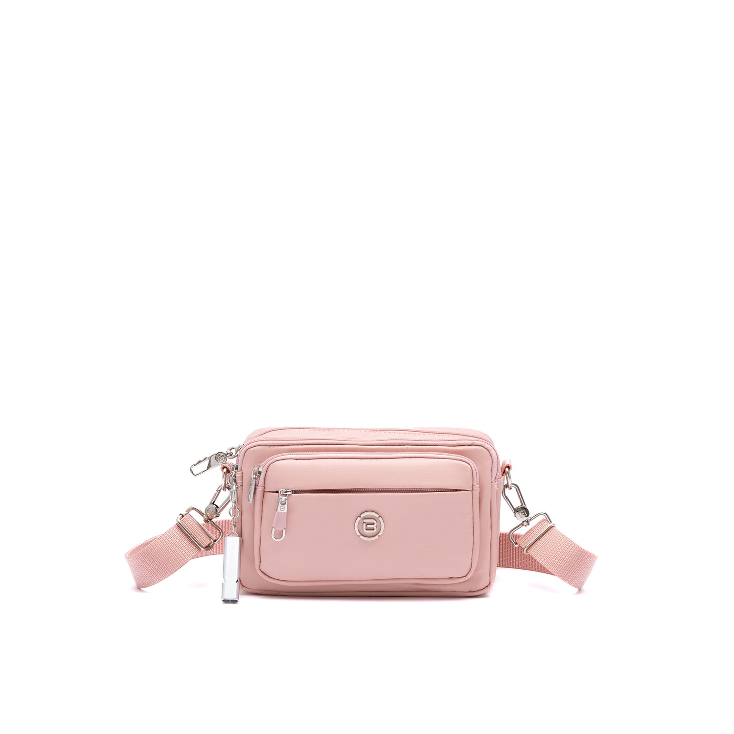 BNU2515-958 Gelato Pale Mauve Pink Crossbody Front