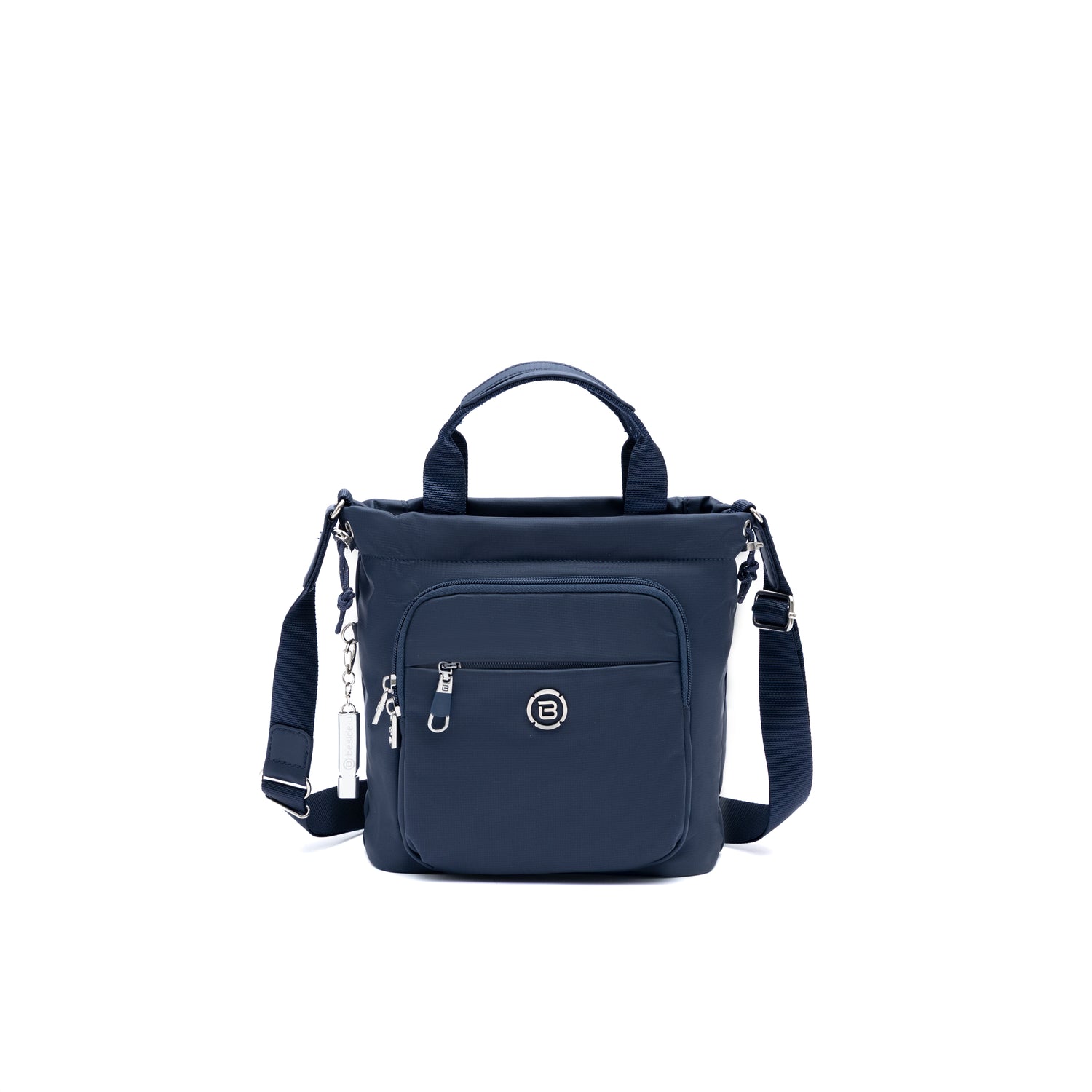 BNU2516-3D2 Cocoa Mood Blue Satchel Front