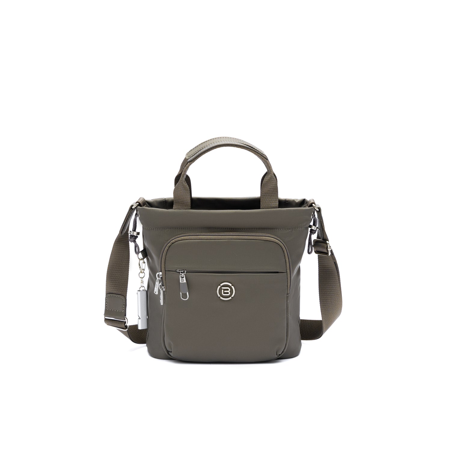 BNU2516-6C9 Cocoa Mystery Gray Satchel Front