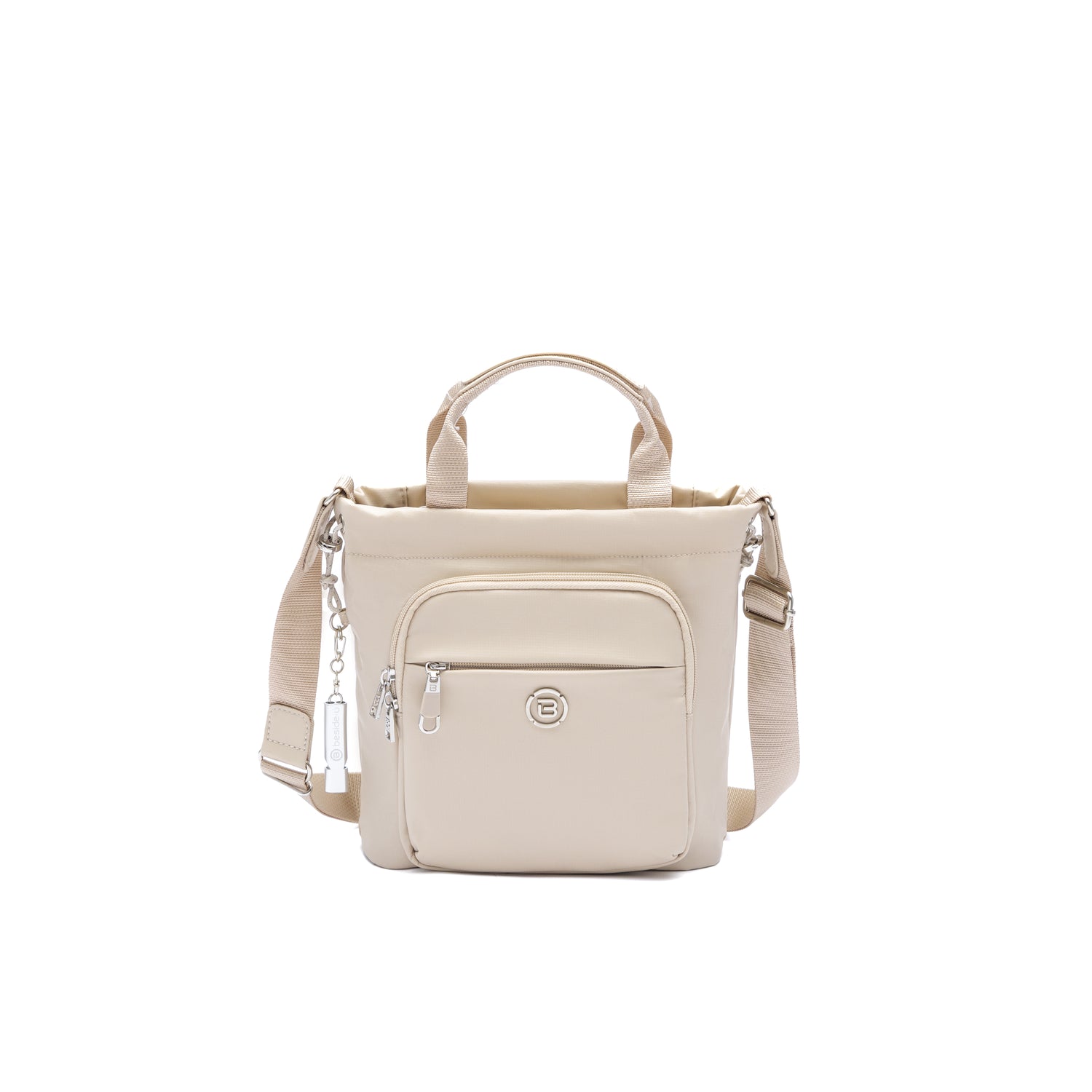 BNU2516-6D1 Cocoa Silver Gray Satchel Front