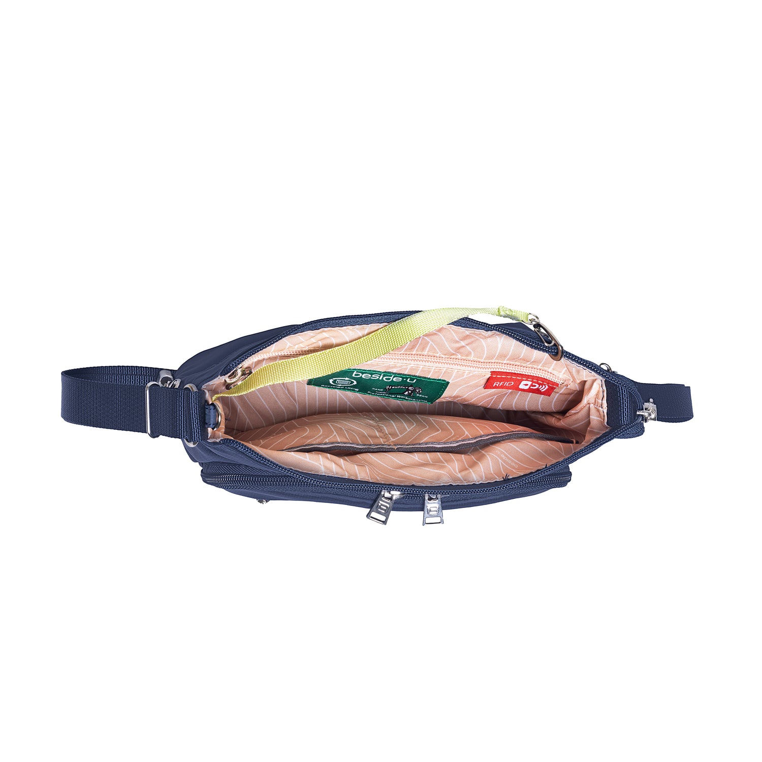 BNU2564-3D2 Jubilee Mood Blue Crossbody Inside Main