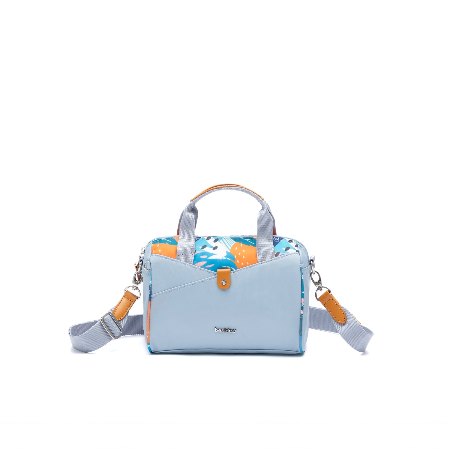 BNUFL2401-3K4 Encore Blue Tropics Satchel Front