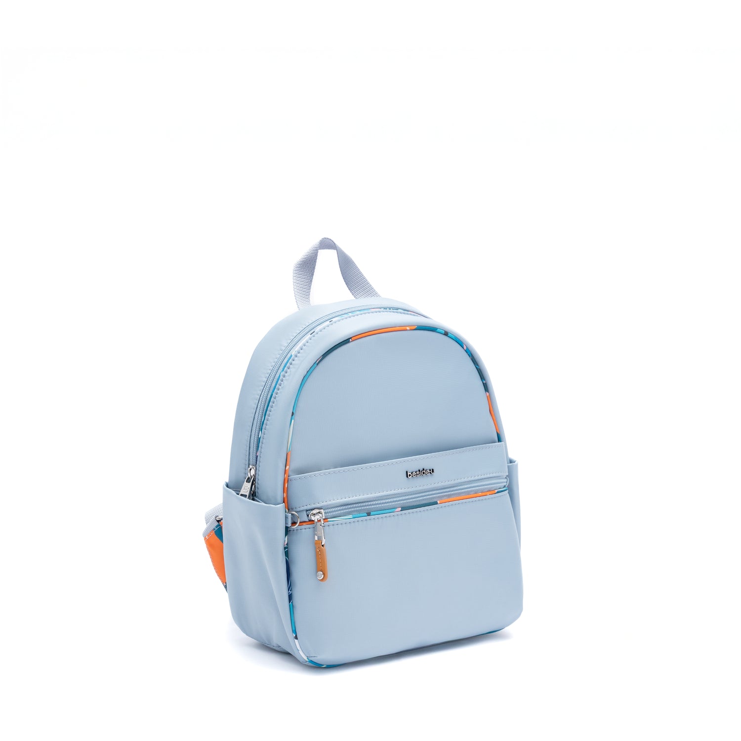 BNUFL2407-3K4 Nurture Blue Tropics Backpack Angled