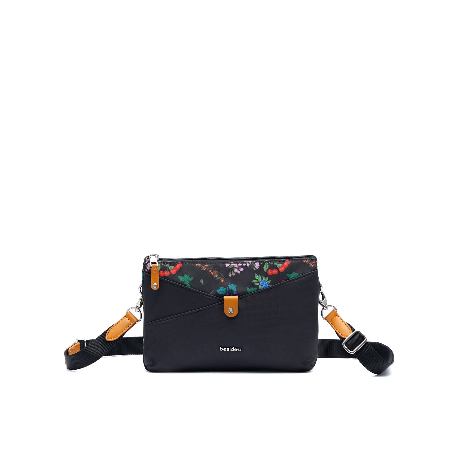 BNUFL2501-1D4 Sonata Black Orchard Crossbody Front