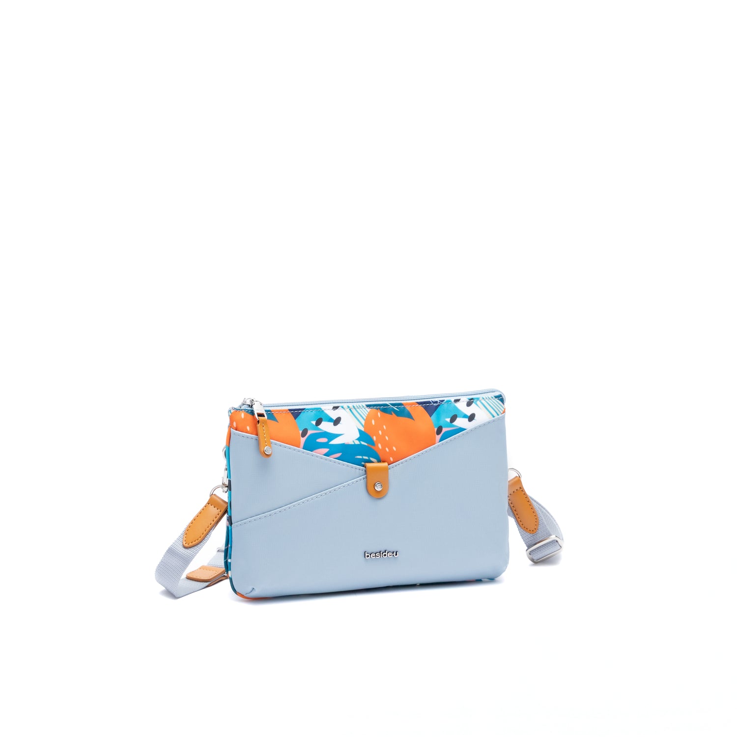 BNUFL2501-3K4 Sonata Blue Tropics Crossbody Angled