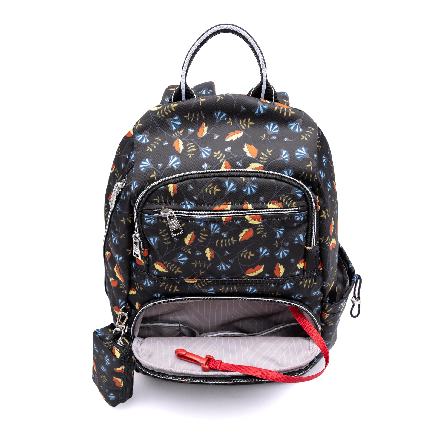 BNUP170R1-1D7 Climb Autumn Whispers Black Backpack Inside Front