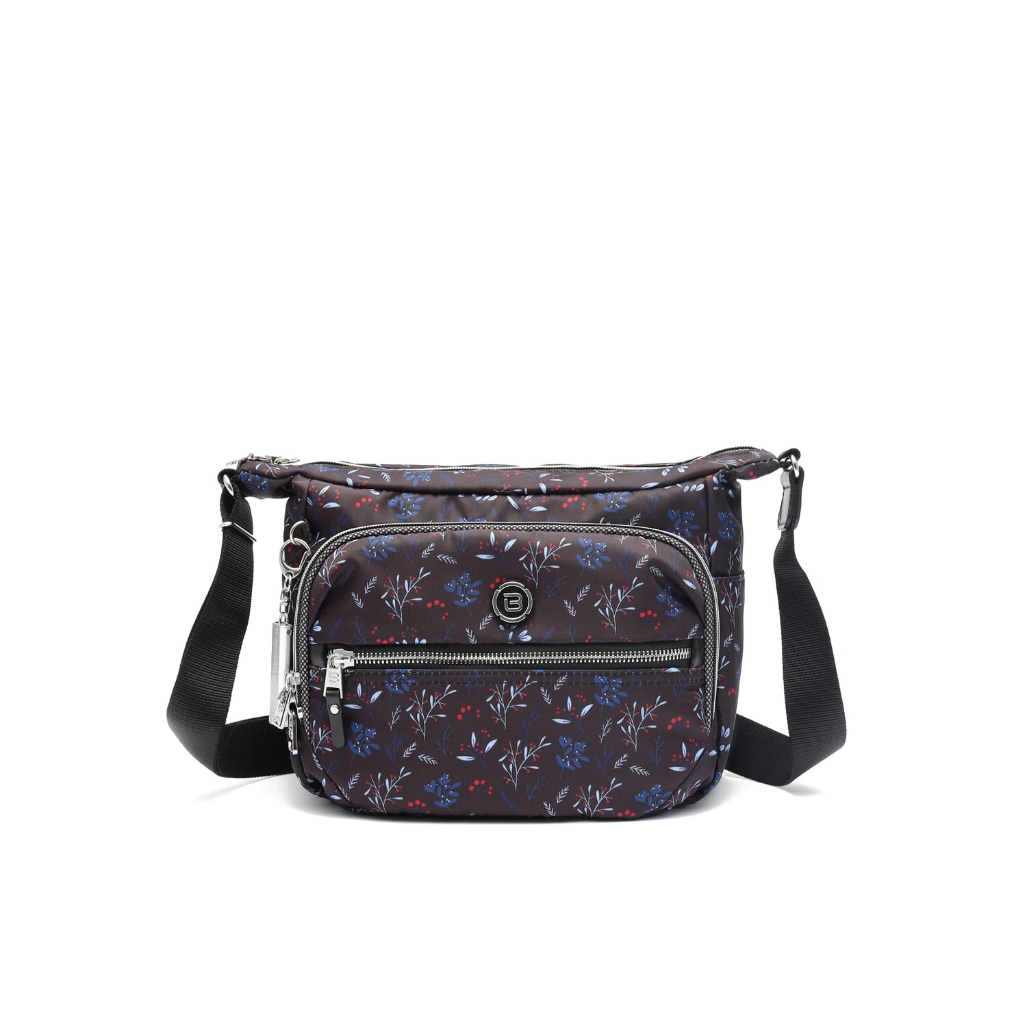 BNUP214S-1C7 Venture Rhythm Black Crossbody Front