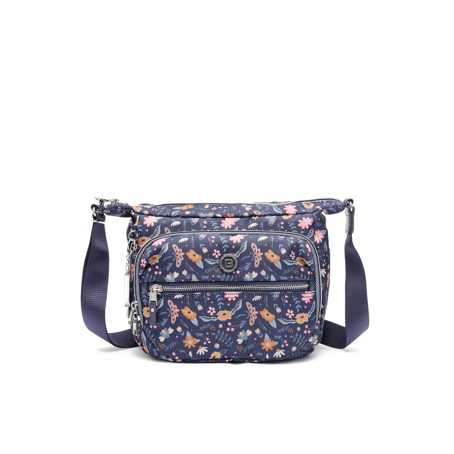 BNUP214S-3J6 Venture Magic Garden Blue Crossbody Front