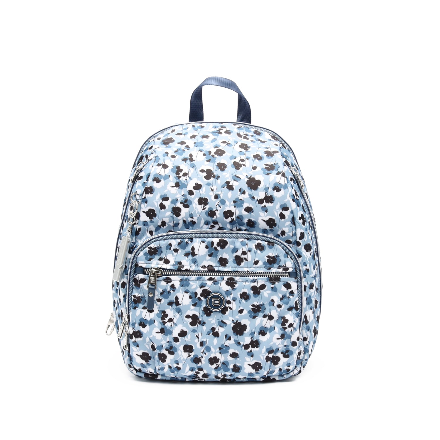 BNUP2409-3J7 Decibel Midnight Floral Blue Backpack Front