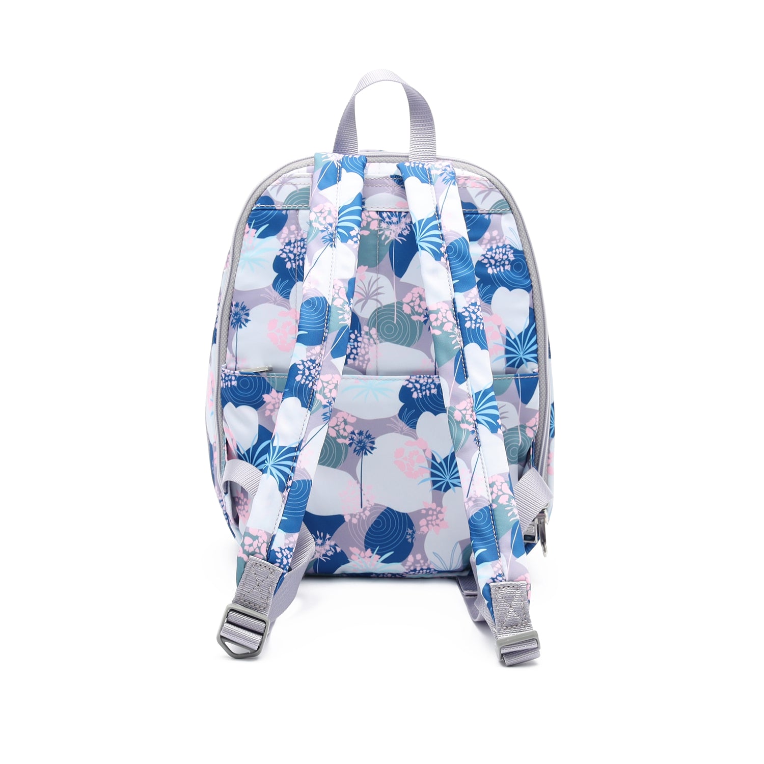 BNUP2409-8A4 Decibel Botanical Purple Backpack Back