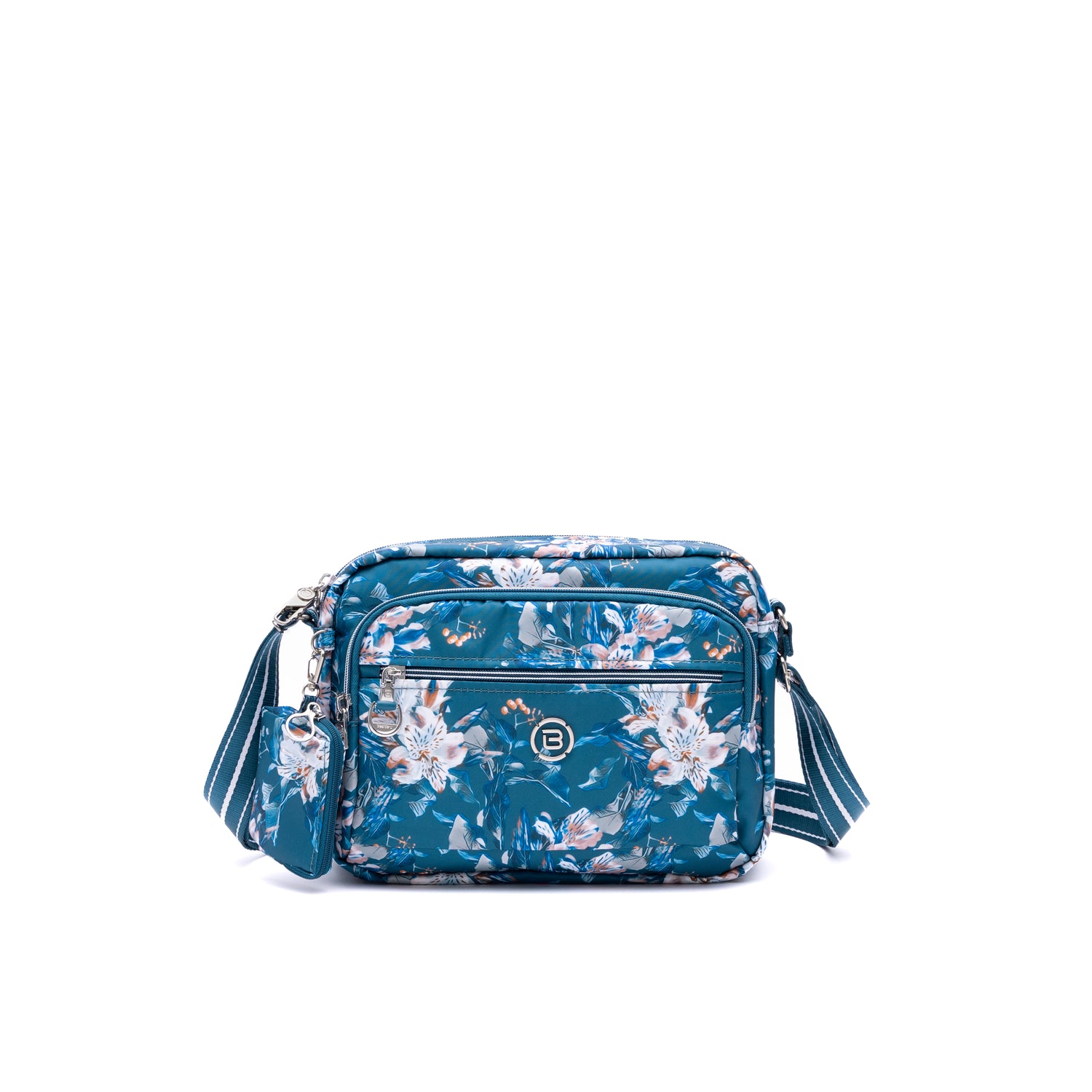 BNUP2484-3L1 Biscuit P Deep Blue Crossbody Front