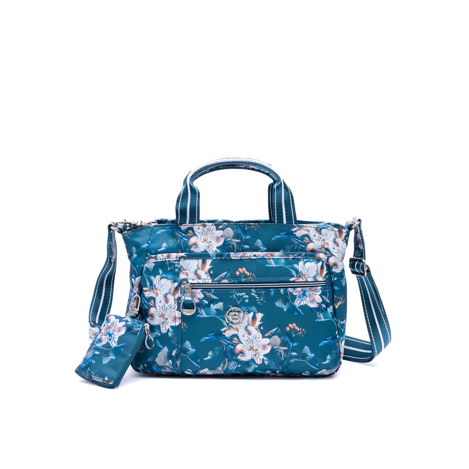 BNUP2527-3L1 Jazmin Deep Blue Satchel Front