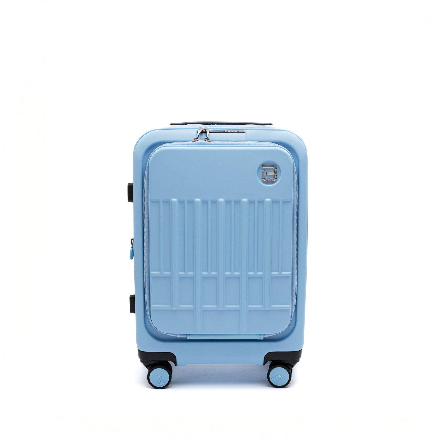 BU6882PC-333 Posh Voyage Sky Blue Luggage 20 Front