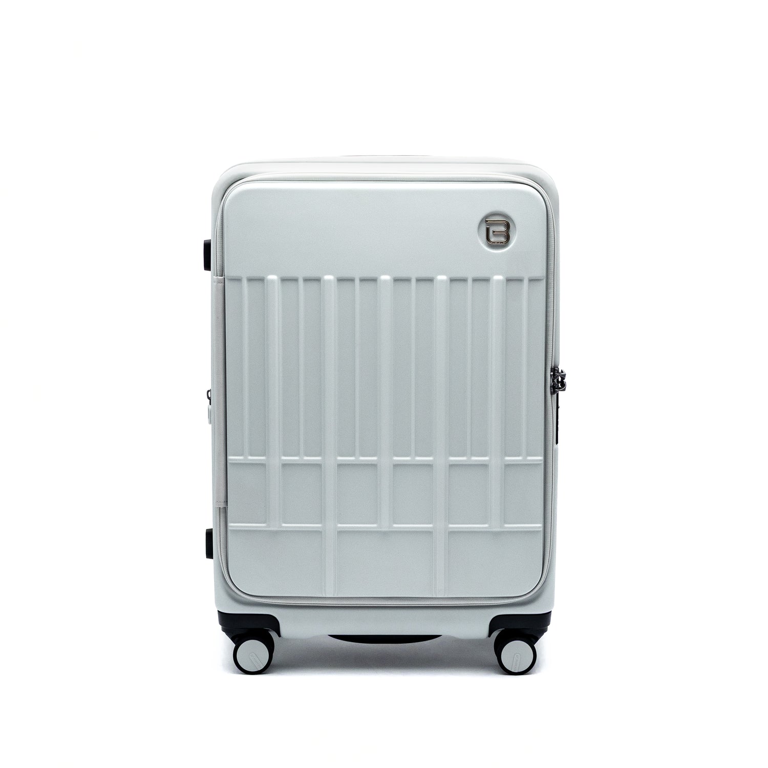 BPV BU6882PC-6D1 Posh Voyage 24 in Luggage Silver Gray Front