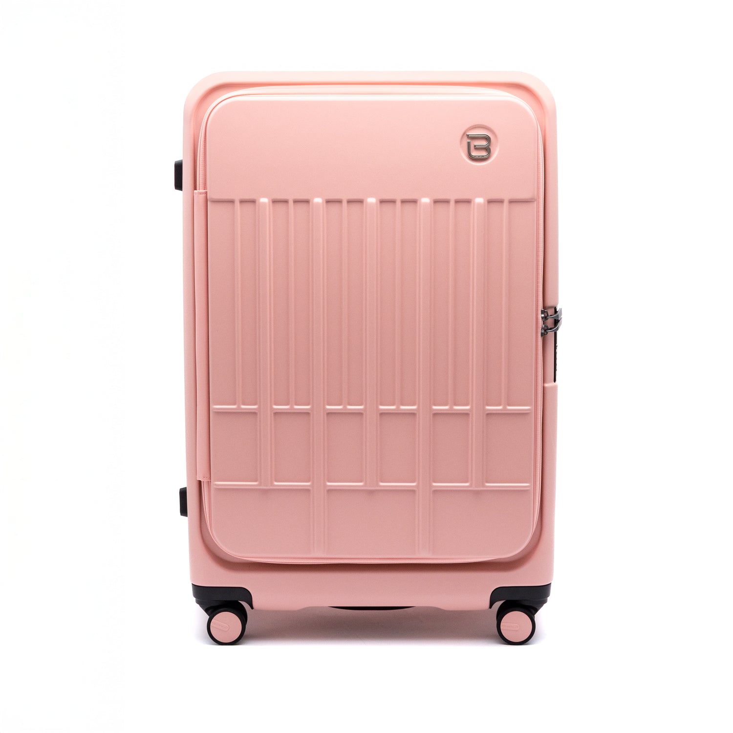 BU6882PC-958 Posh Voyage Pale Mauve Pink Luggage 28 Front