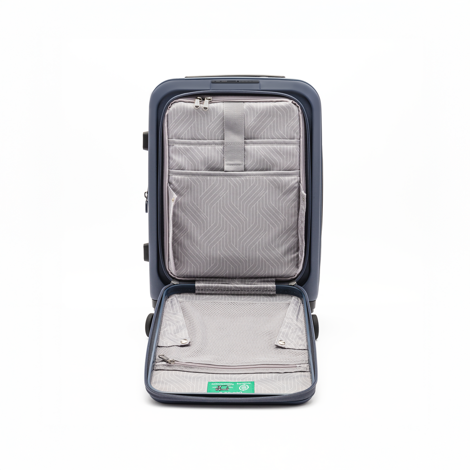 BPV BU6882PC-3D2 Posh Voyage 20 in Luggage Mood Blue Inside Front