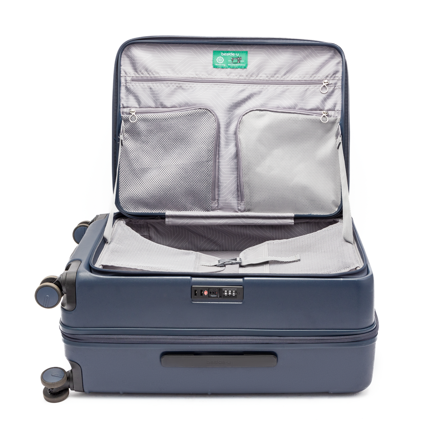 BPV BU6882PC-3D2 Posh Voyage 28 in Luggage Mood Blue Inside