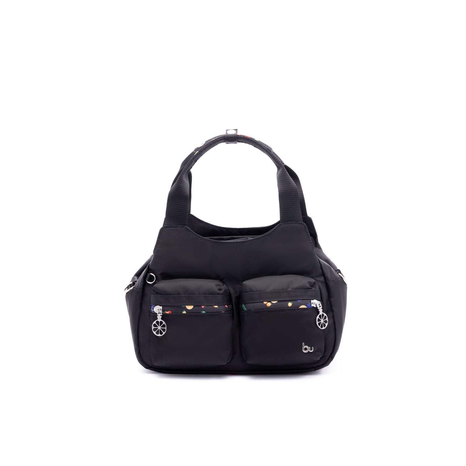 BTFA2405TV-100 Makenna Black Satchel Front