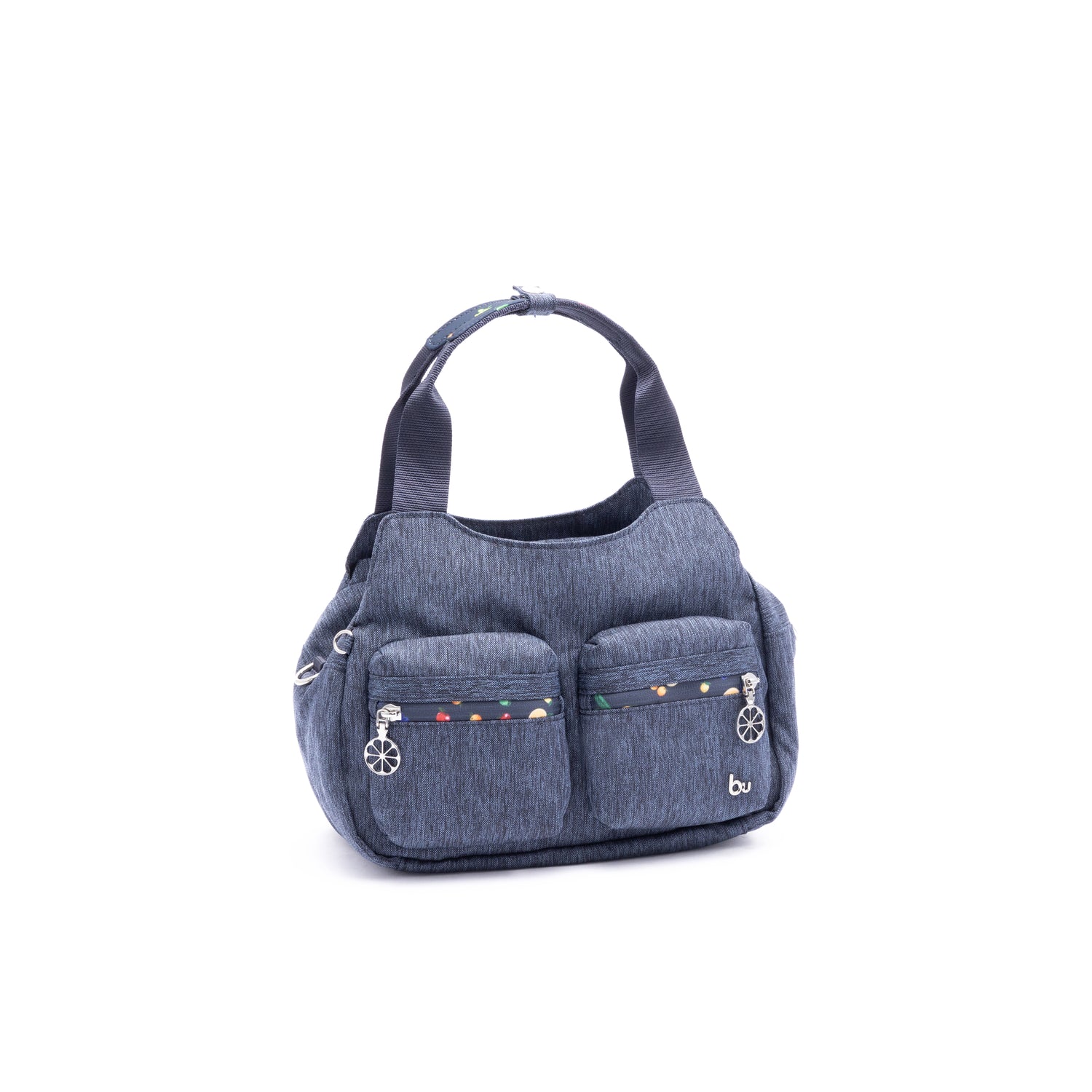BTFA2405TV-3D1 Makenna Jeans Blue Satchel Angled