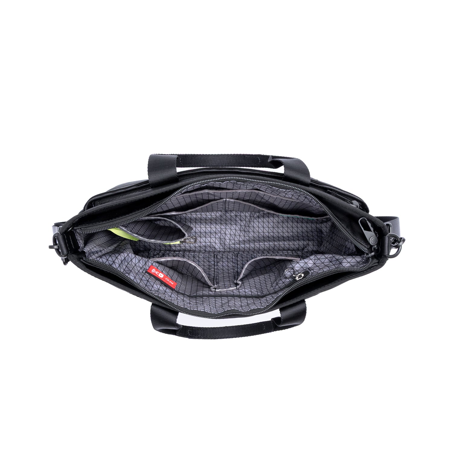 BTT2501-100 Traverse Pro-01 Black Satchel Inside