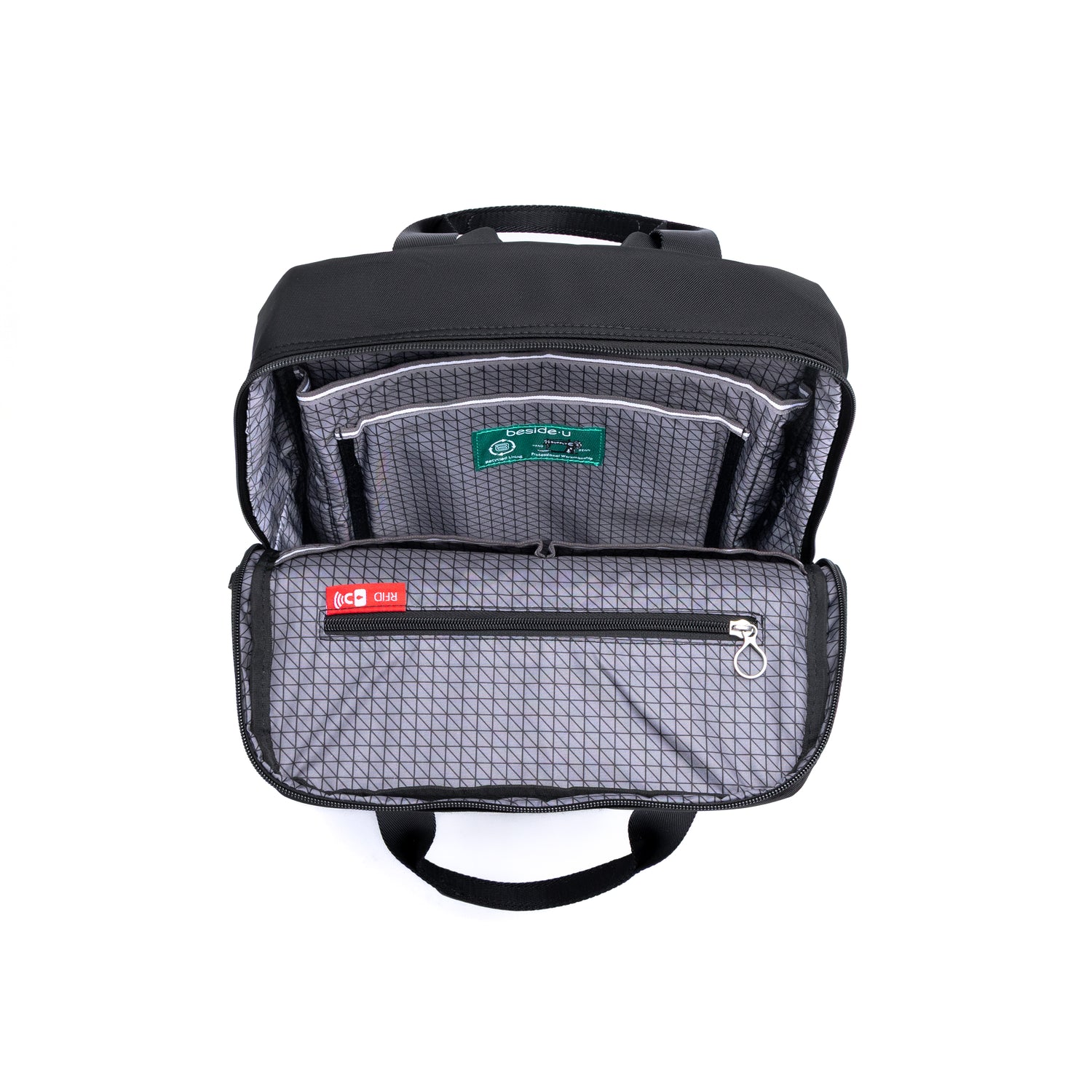 BTT2502-100 Traverse Pro-02 Black Backpack Inside Main