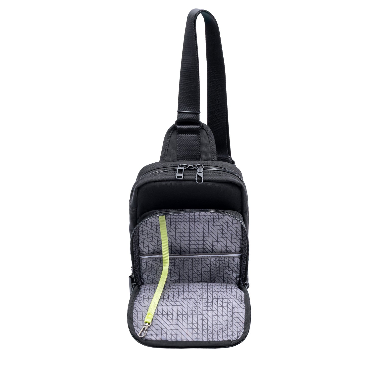 BTT2504-100 Traverse Pro-04 Black Sling Bag Inside Front