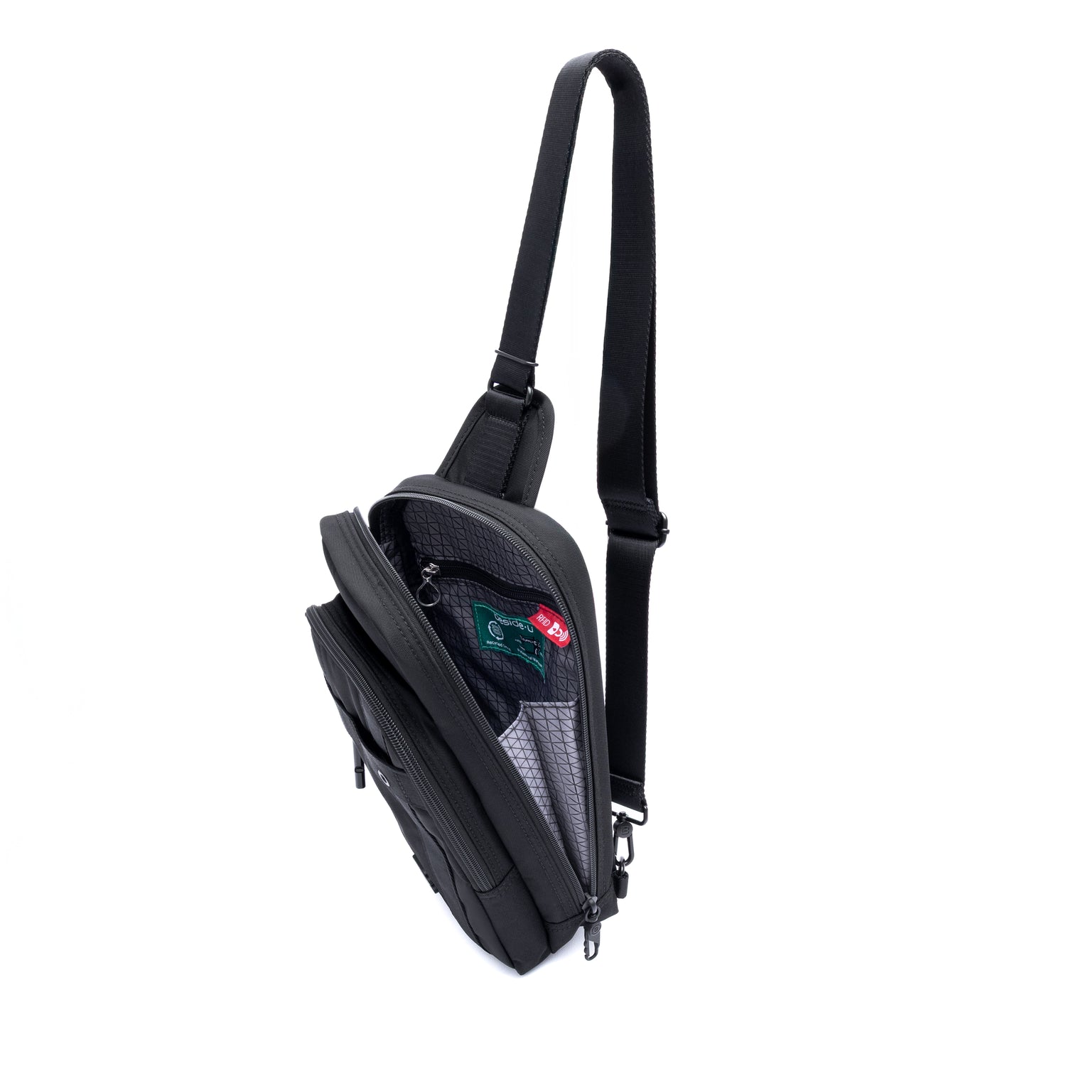 BTT2504-100 Traverse Pro-04 Black Sling Bag Inside Main