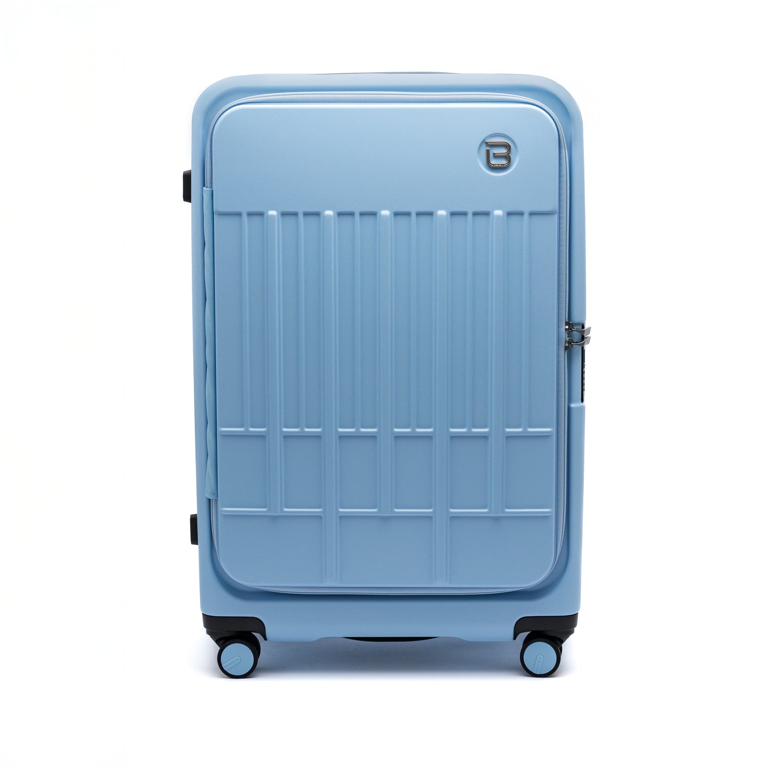 BU6882PC-333 Posh Voyage Sky Blue Luggage 28 Front