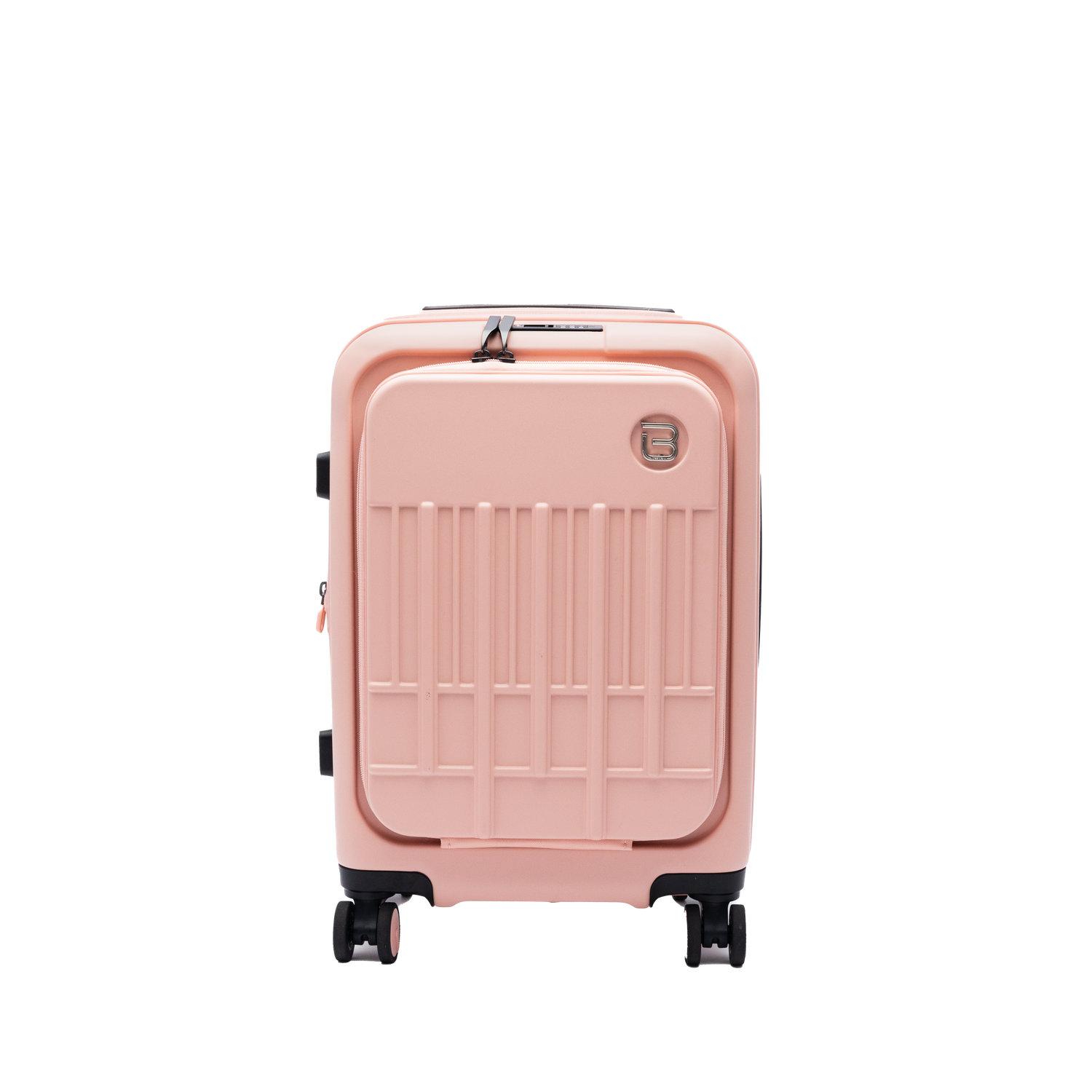 BU6882PC-958 Posh Voyage Pale Mauve Pink Luggage 20 Front