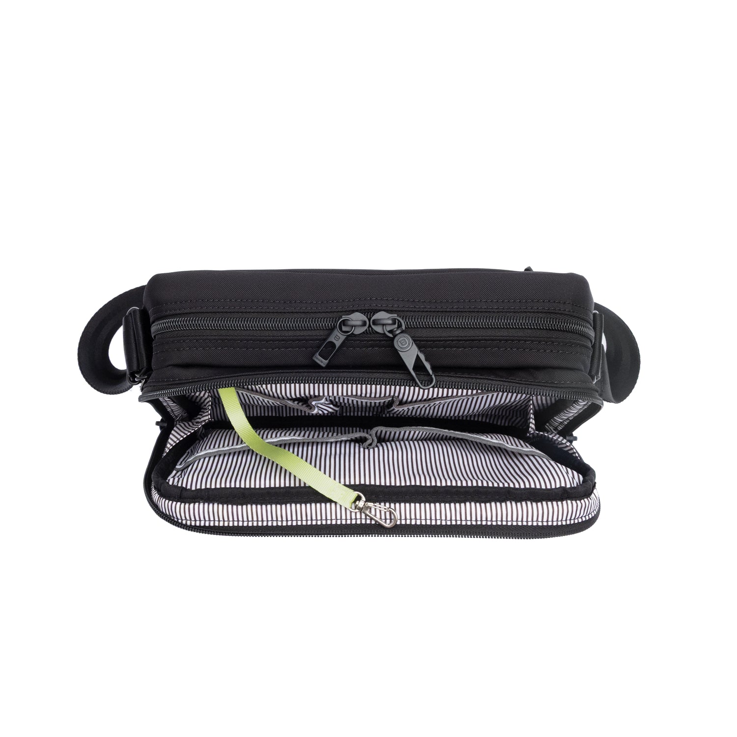 BXA2502-100 Xavier-02 Black Crossbody Inside Front