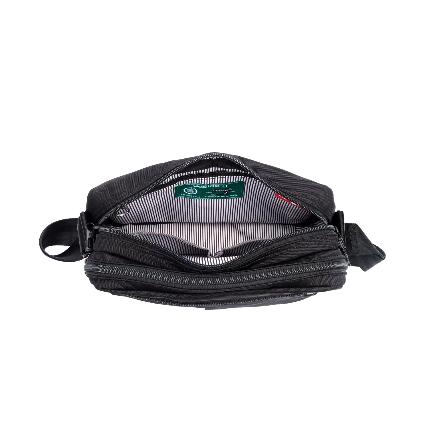 BXA2502-100 Xavier-02 Black Crossbody Inside Main