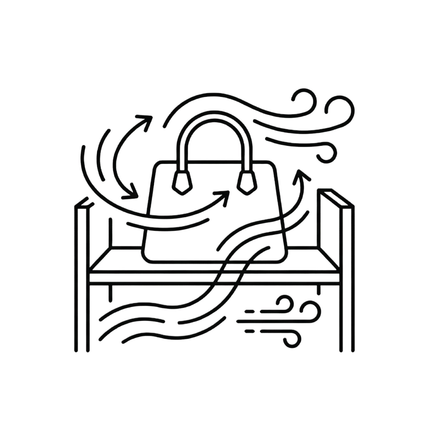 Product Care Icons Drying and Storage