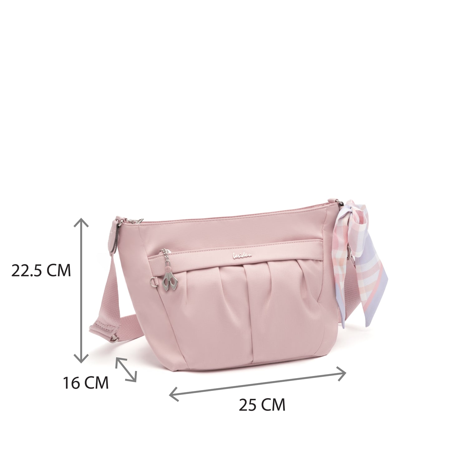 BCSA2407-954 Kindred Happy Pink Crossbody Size