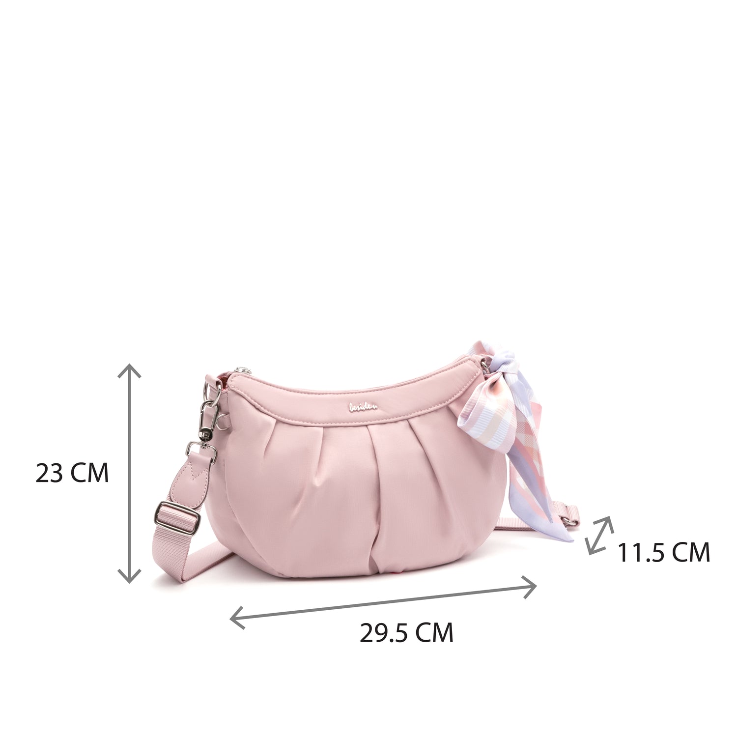 BCSA2414-954 Balance Happy Pink Crossbody Size