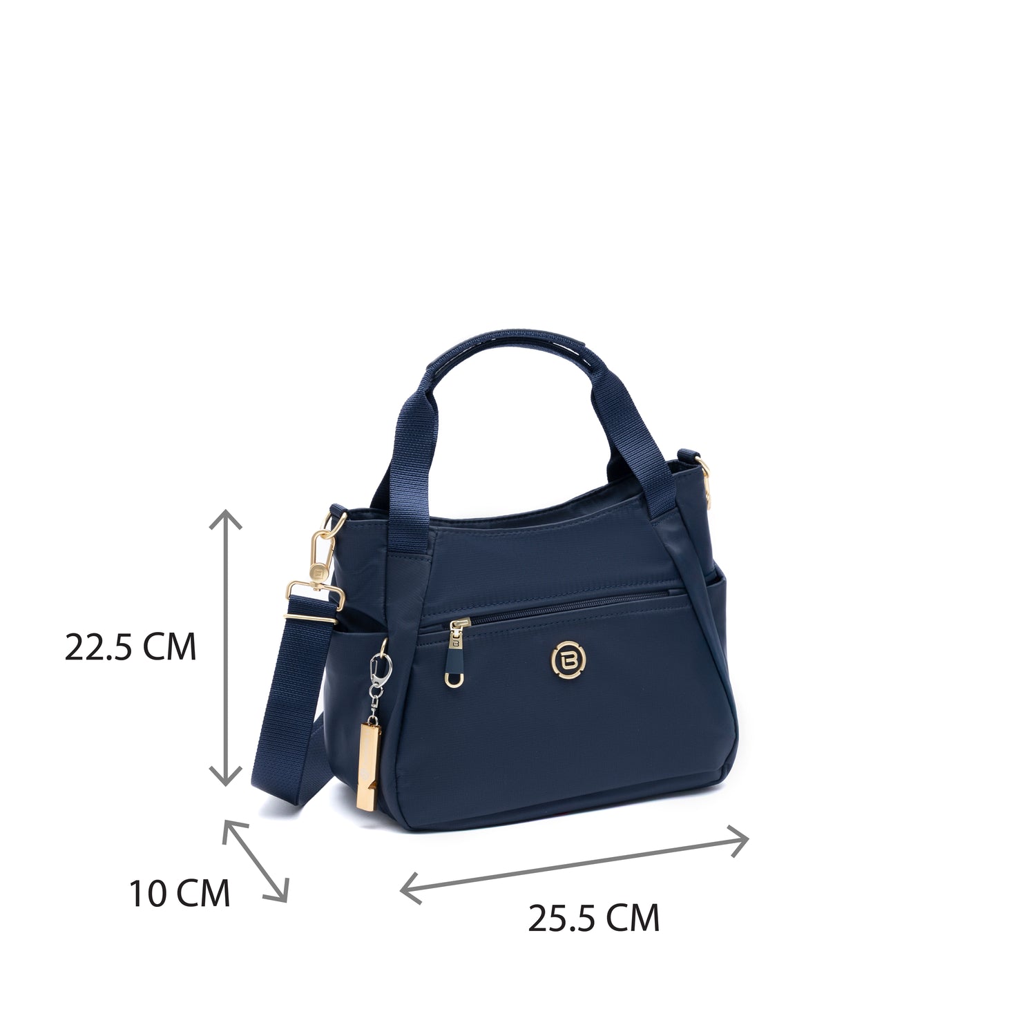 BNU2402-3D2 True Mood Blue Satchel Size