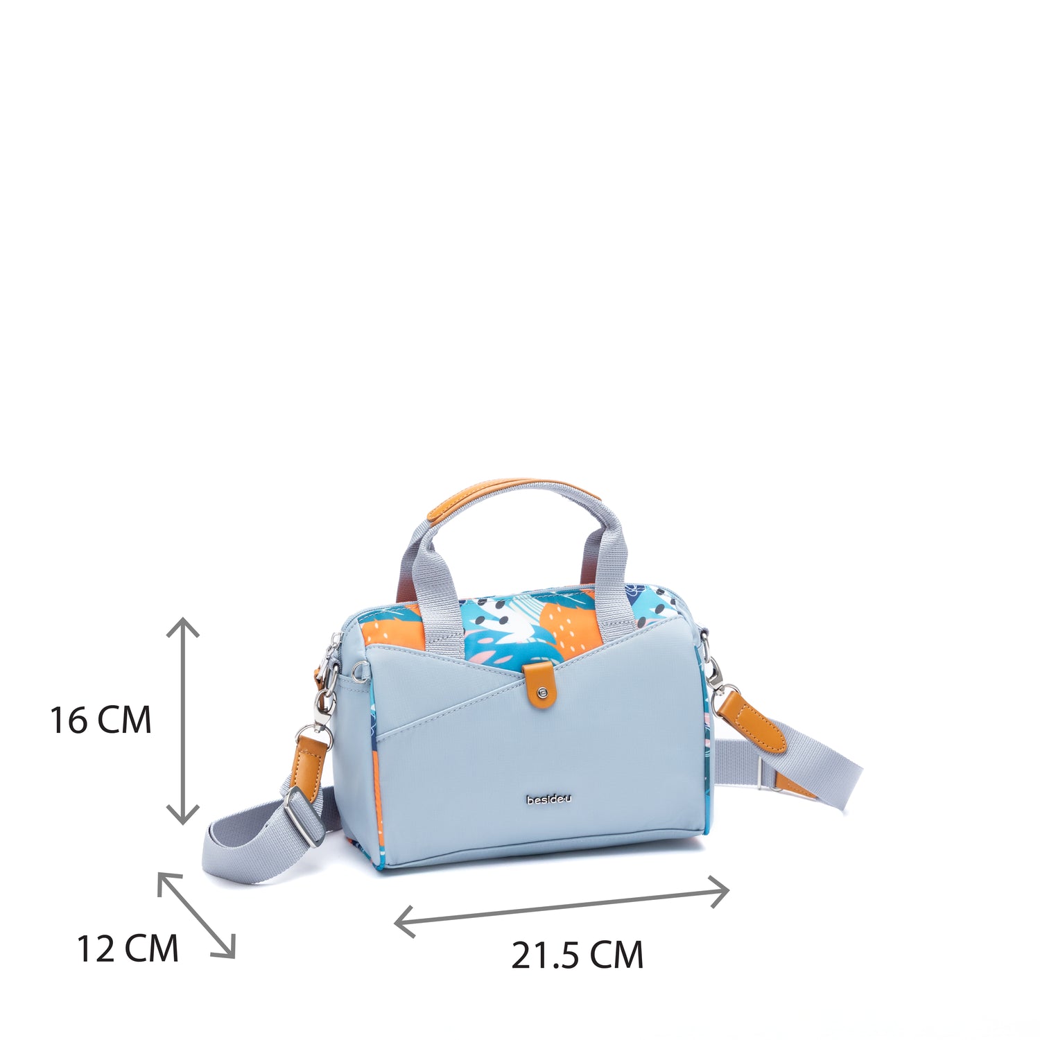 BNUFL2401-3K4 Encore Blue Tropics Satchel Size