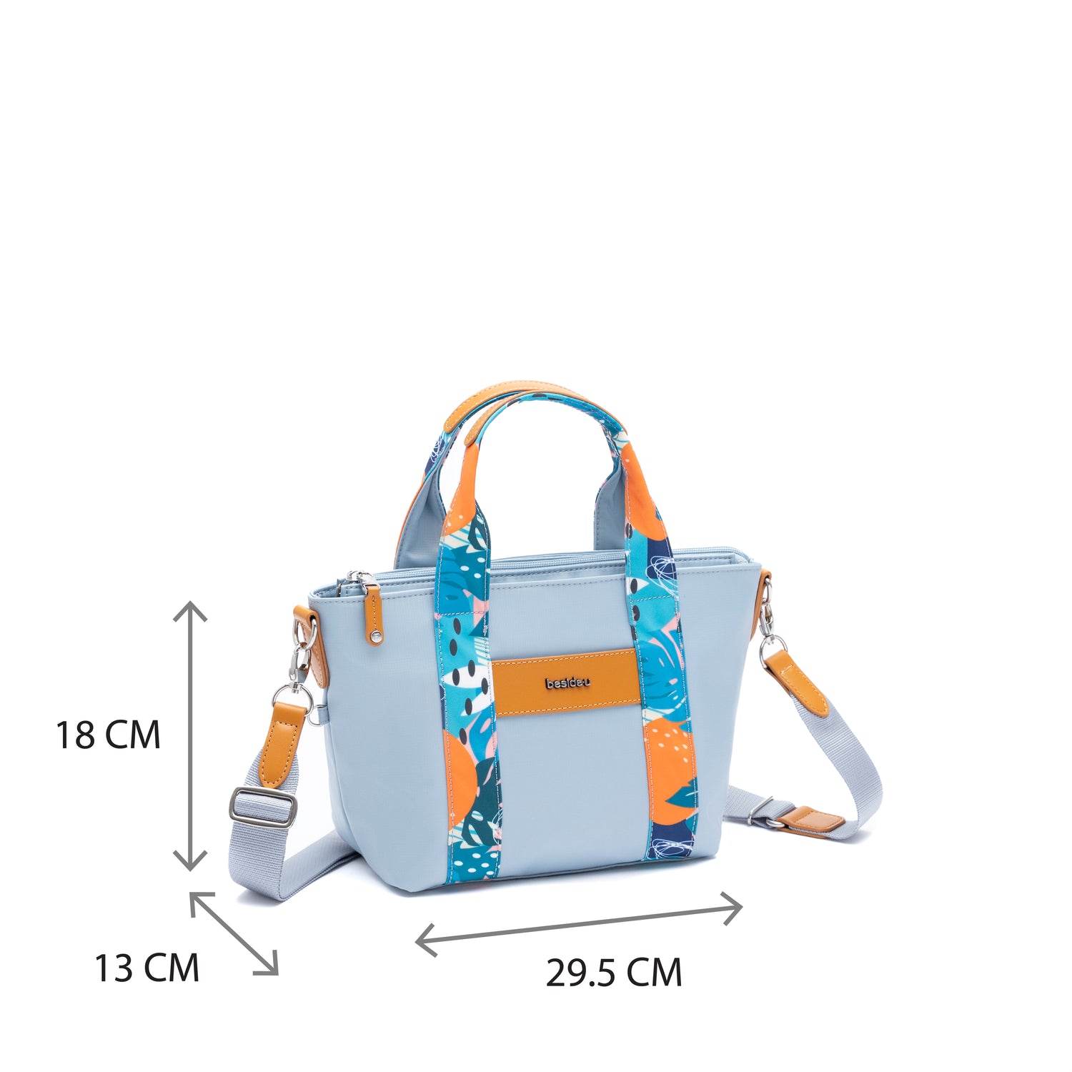 BNUFL2402-3K4 Capable Blue Tropics Satchel Size