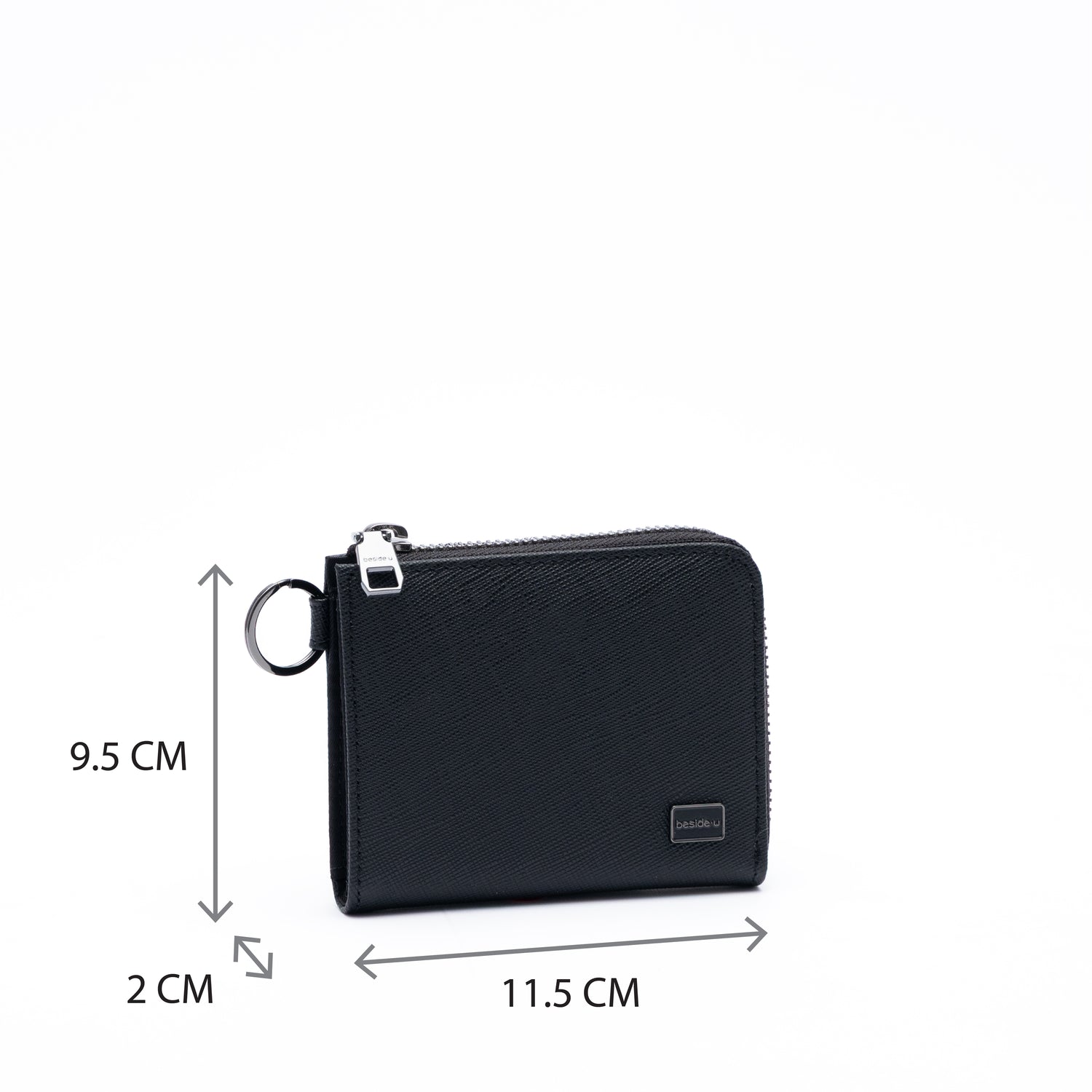 ALS30-1D6 Leaf Black Cross Wallet Size