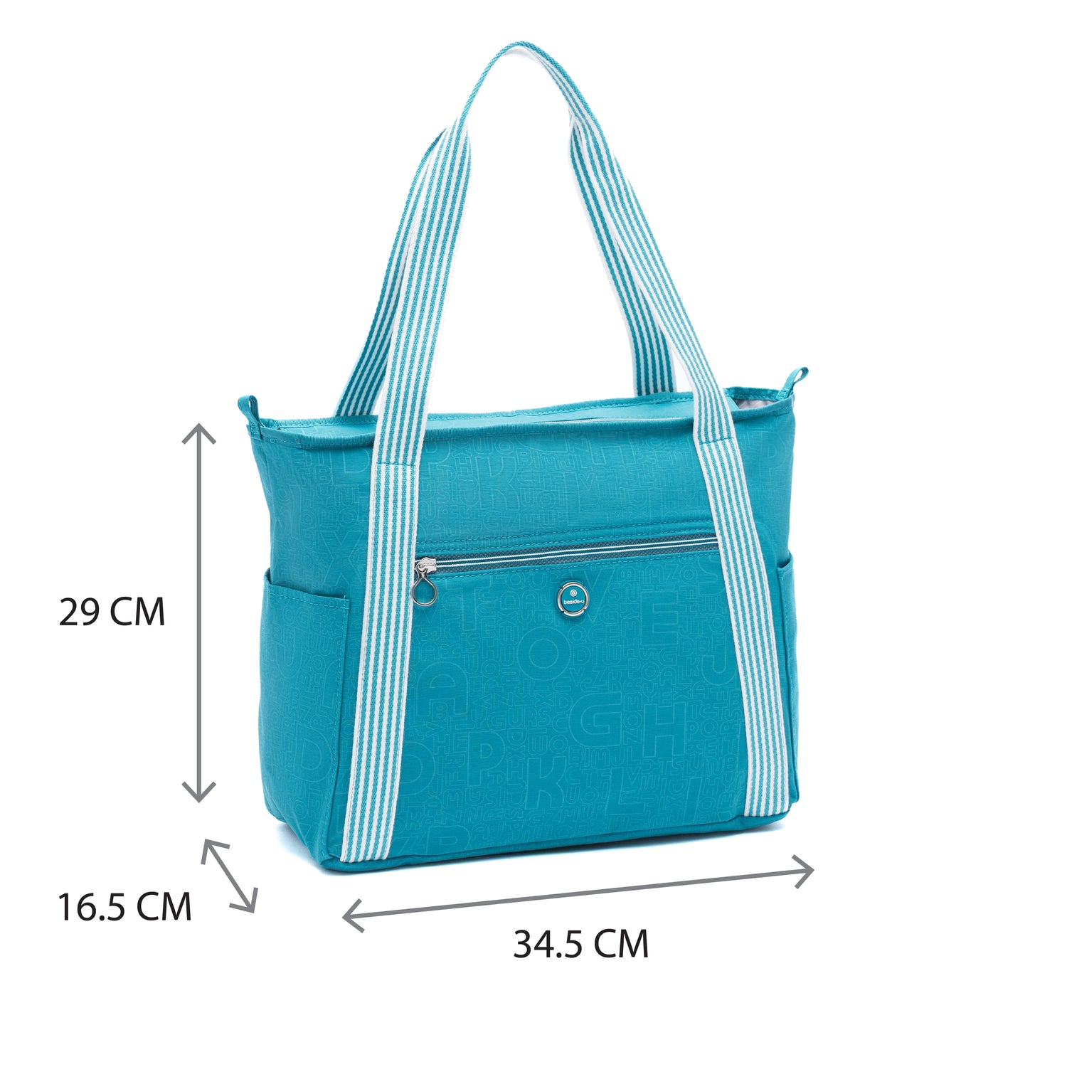 BFYSH2503-373 Palette Peacock Blue Shopper Size