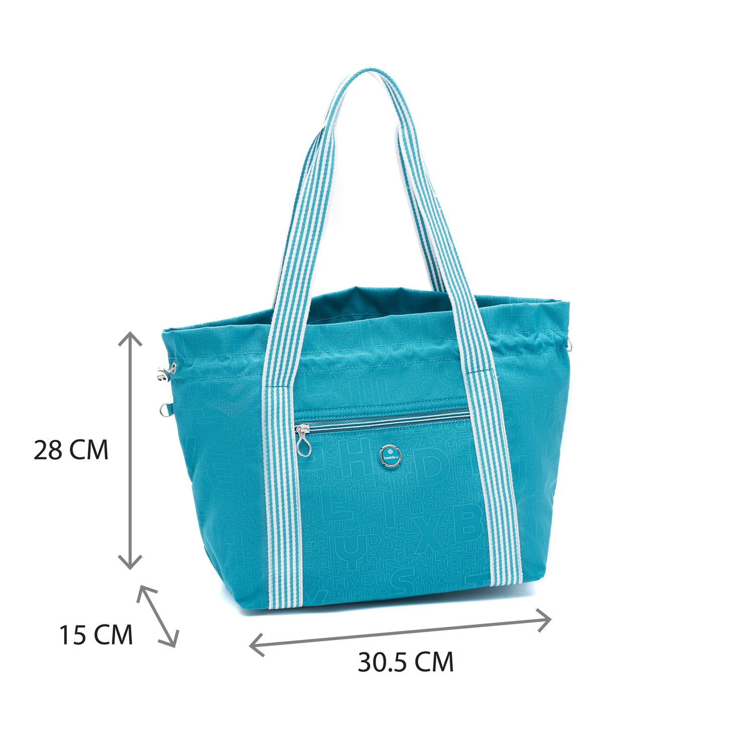 BFYSH2506-373 Horizon Peacock Blue Shopper Size