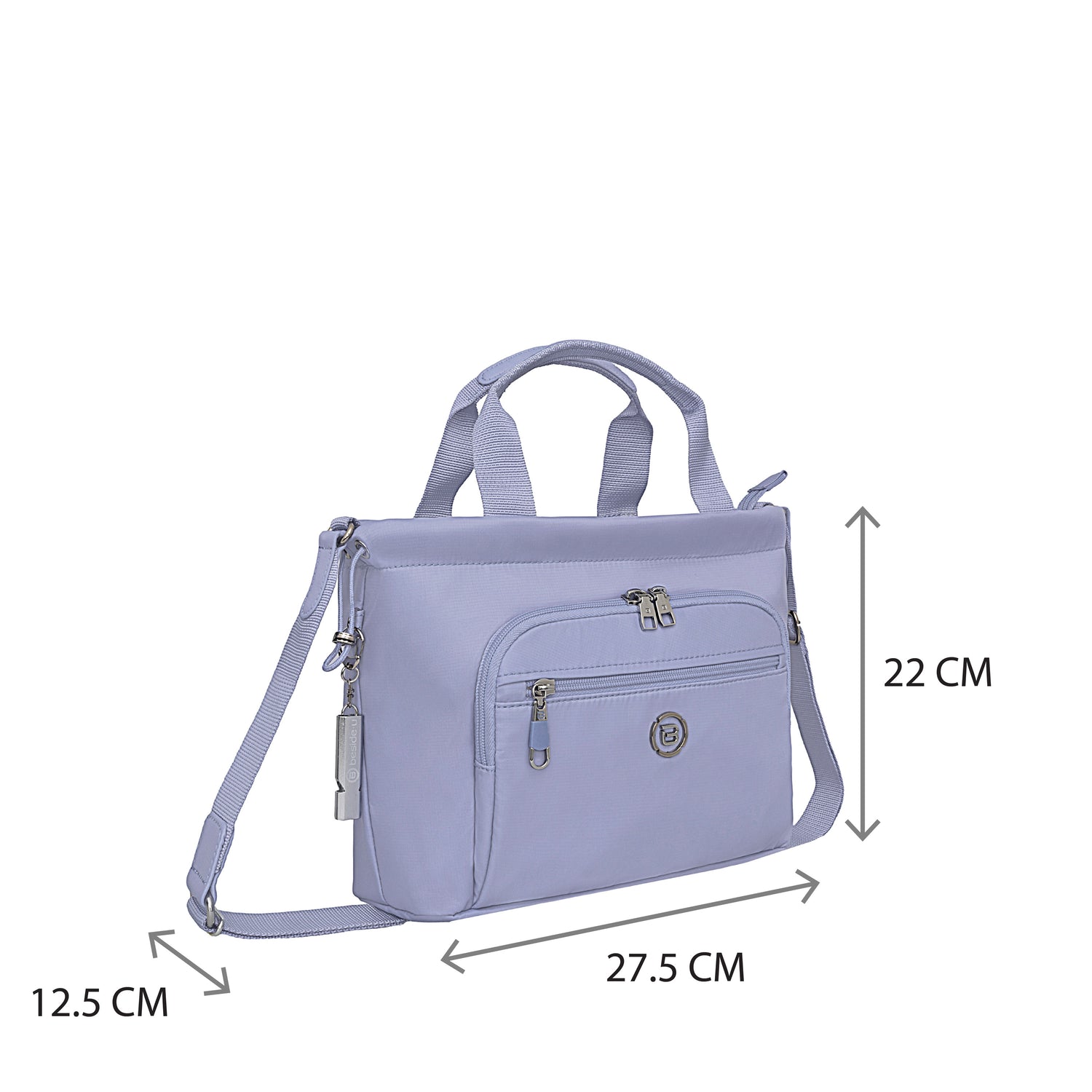 BNU2603-807 Paradigm Light Purple Satchel Size